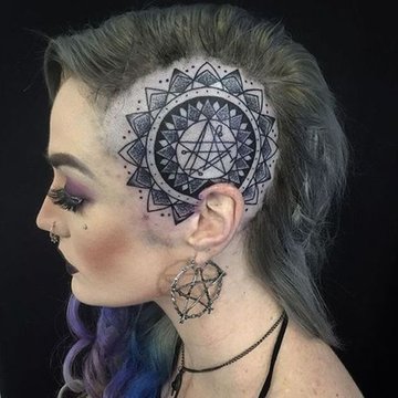head tattoos