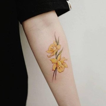 birth flower tattoos