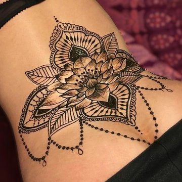 tramp stamp tattoo