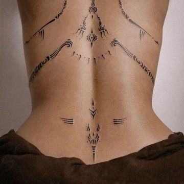 tramp stamp tattoo