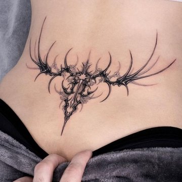 tramp stamp tattoo