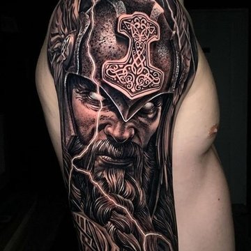 Viking Style Tattoo