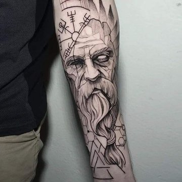 Viking Style Tattoo