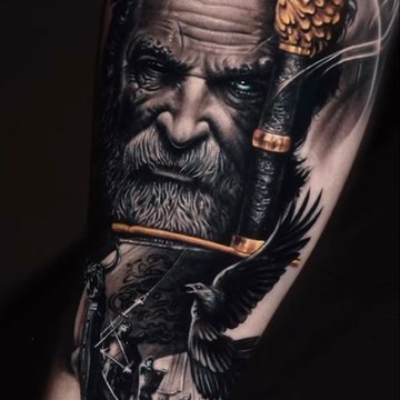 Viking Style Tattoo