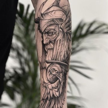 Viking Style Tattoo