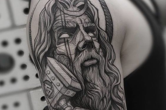 Viking Style Tattoo