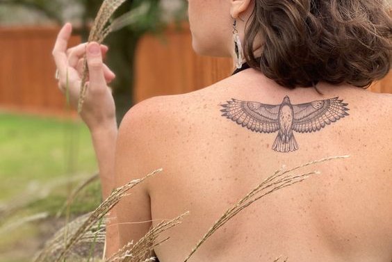 Hawk tattoo